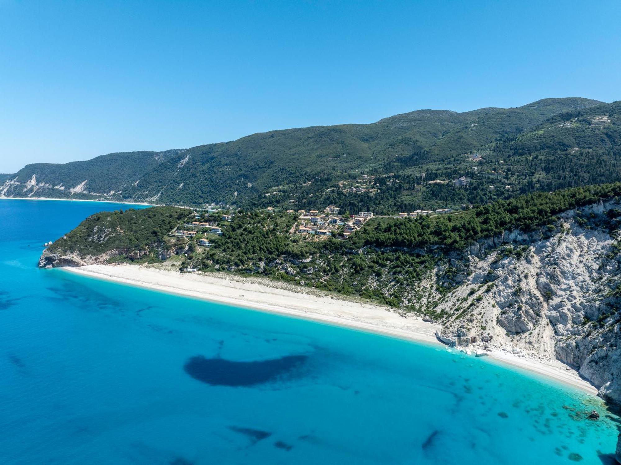 Milos Paradise Luxury Villas Ayios Nikitas Bagian luar foto