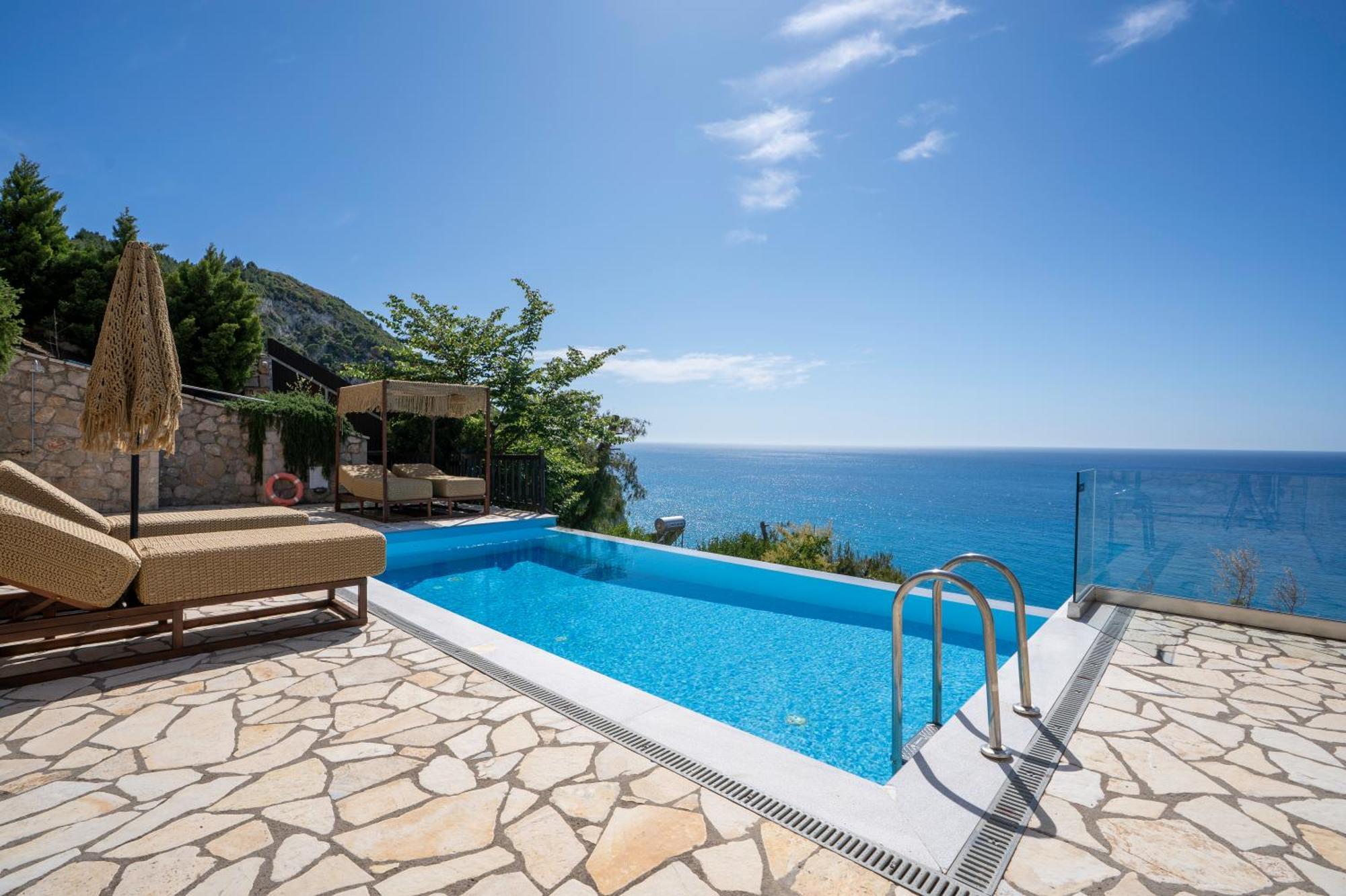 Milos Paradise Luxury Villas Ayios Nikitas Bagian luar foto