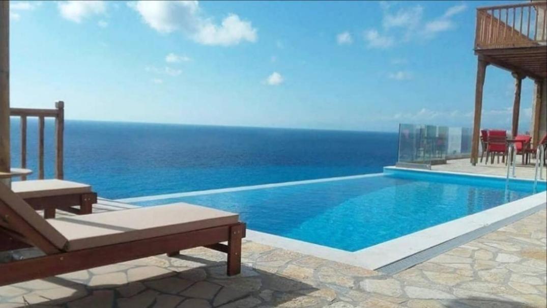 Milos Paradise Luxury Villas Ayios Nikitas Bagian luar foto