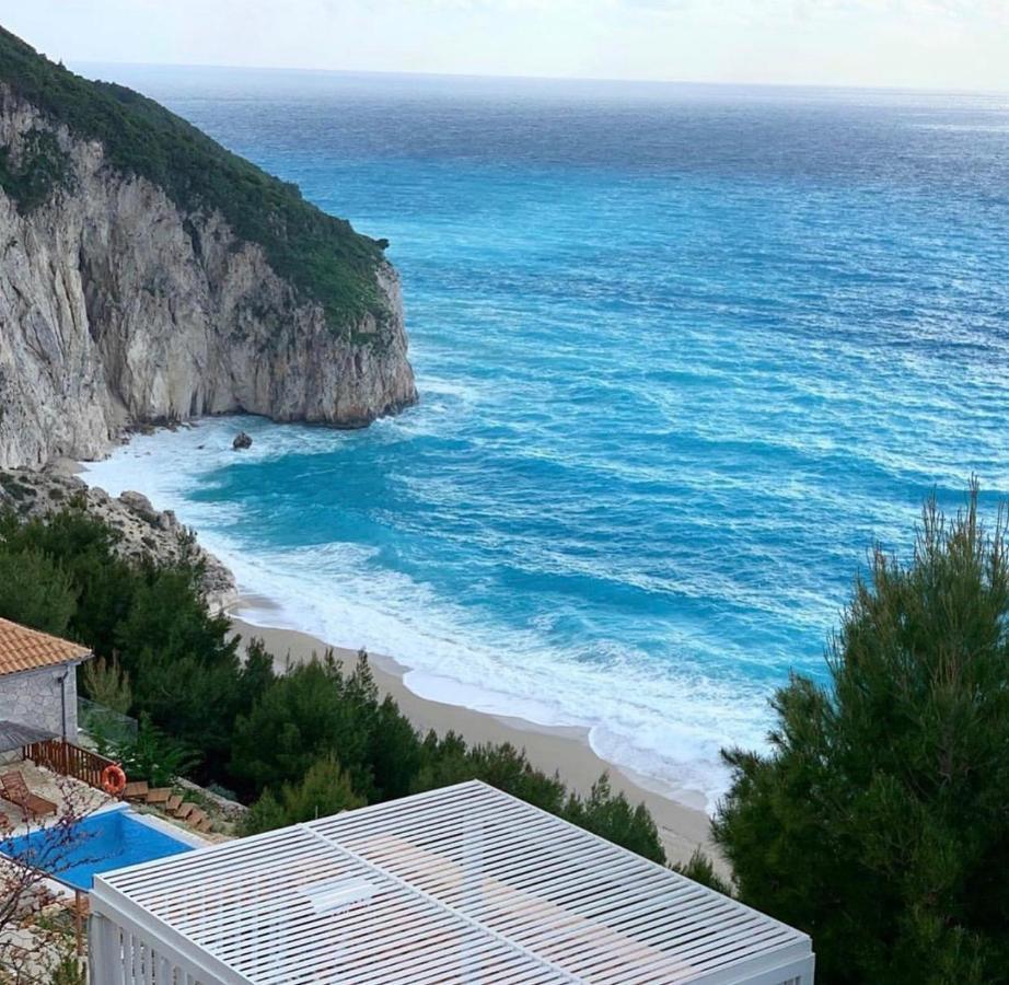 Milos Paradise Luxury Villas Ayios Nikitas Bagian luar foto